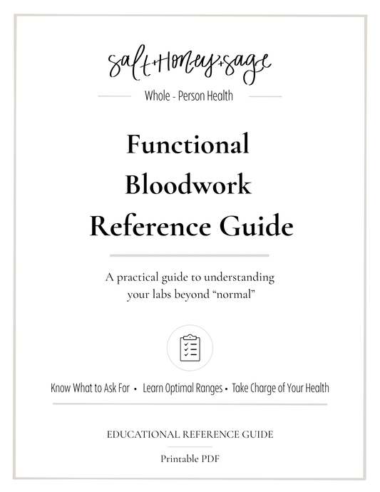 Functional Bloodwork Reference Guide